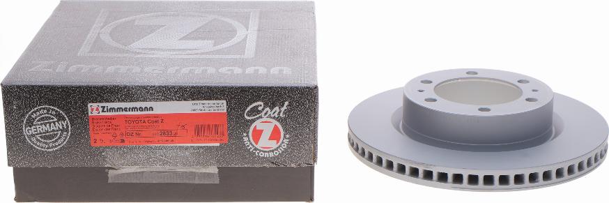 Zimmermann 590.2833.20 - Тормозной диск autospares.lv