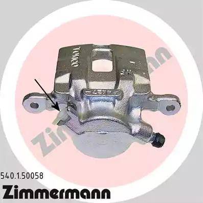 Zimmermann 540.1.50058 - Тормозной суппорт autospares.lv