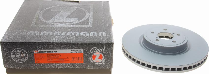 Zimmermann 530.2464.20 - Тормозной диск autospares.lv