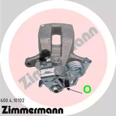 Zimmermann 600.4.10102 - Тормозной суппорт autospares.lv