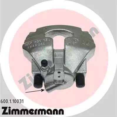 Zimmermann 600.1.10031 - Тормозной суппорт autospares.lv