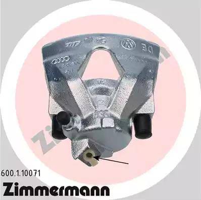 Zimmermann 600.1.10071 - Тормозной суппорт autospares.lv