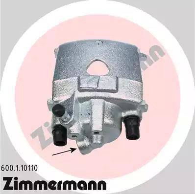 Zimmermann 600.1.10110 - Тормозной суппорт autospares.lv