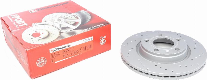 Zimmermann 600.3207.52 - Тормозной диск autospares.lv