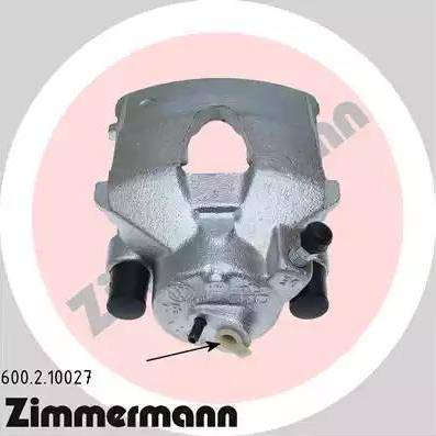 Zimmermann 600.2.10027 - Тормозной суппорт autospares.lv