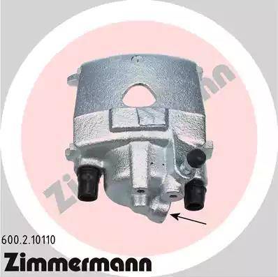 Zimmermann 600.2.10110 - Тормозной суппорт autospares.lv