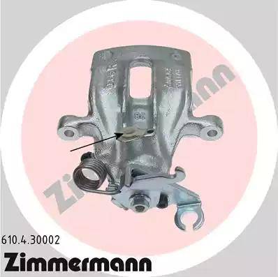 Zimmermann 610.4.30002 - Тормозной суппорт autospares.lv