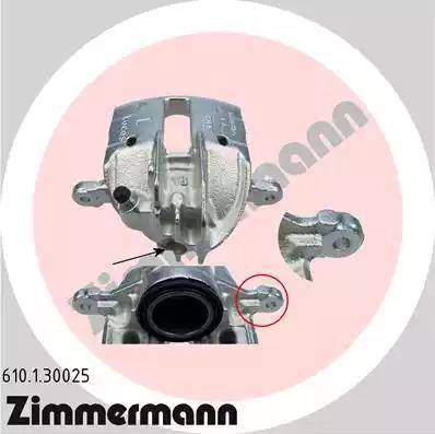 Zimmermann 610.1.30025 - Тормозной суппорт autospares.lv