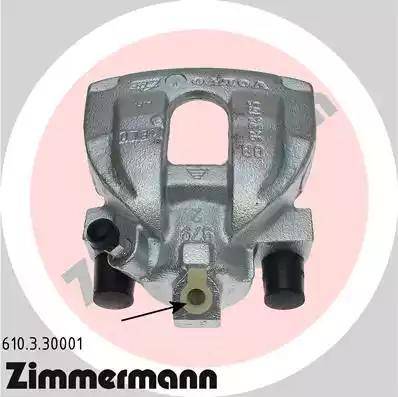 Zimmermann 610.3.30001 - Тормозной суппорт autospares.lv