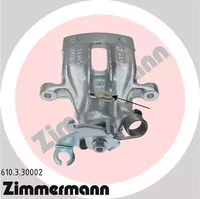 Zimmermann 610.3.30002 - Тормозной суппорт autospares.lv