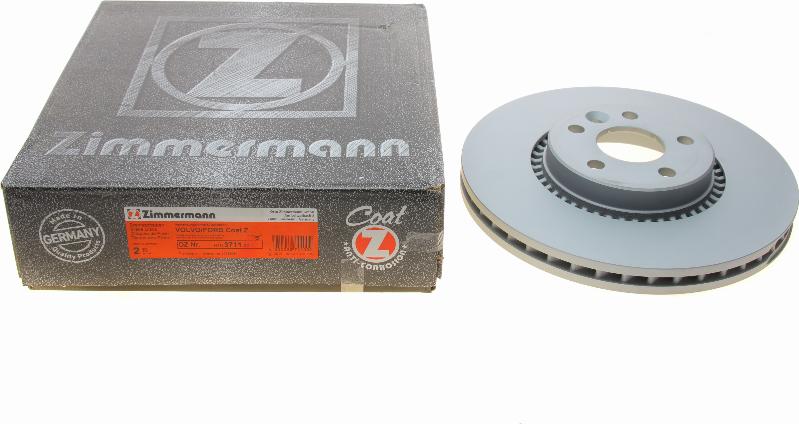 Zimmermann 610.3711.20 - Тормозной диск autospares.lv