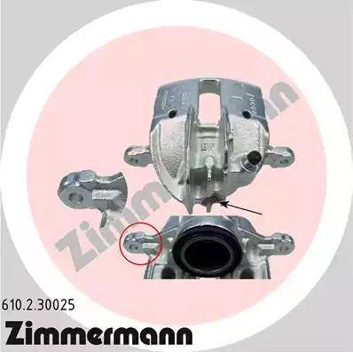 Zimmermann 610.2.30025 - Тормозной суппорт autospares.lv