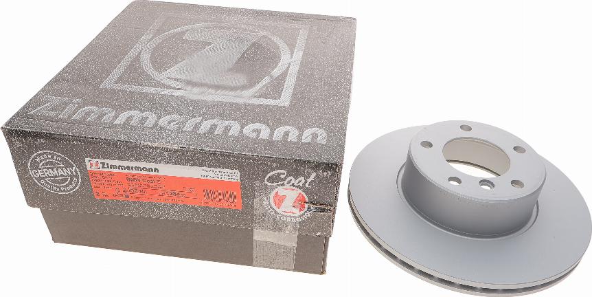 Zimmermann 150.1284.20 - Тормозной диск autospares.lv