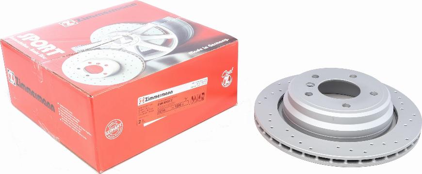 Zimmermann 150.1286.52 - Тормозной диск autospares.lv