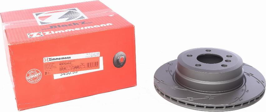 Zimmermann 150.3450.53 - Тормозной диск autospares.lv