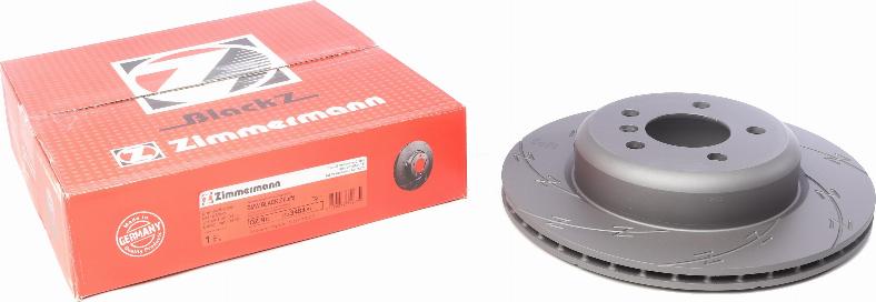 Zimmermann 150.3484.54 - Тормозной диск autospares.lv