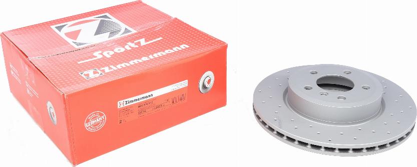 Zimmermann 150.3431.52 - Тормозной диск autospares.lv