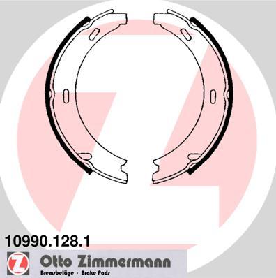 Zimmermann 10990.128.1 - Комплект тормозов, ручник, парковка autospares.lv