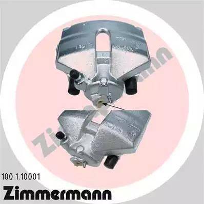 Zimmermann 100.1.10001 - Тормозной суппорт autospares.lv