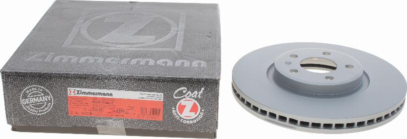 Zimmermann 100.3355.20 - Тормозной диск autospares.lv