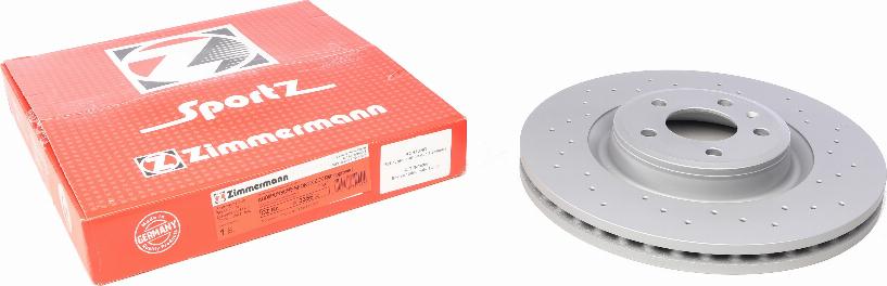 Zimmermann 100.3356.52 - Тормозной диск autospares.lv