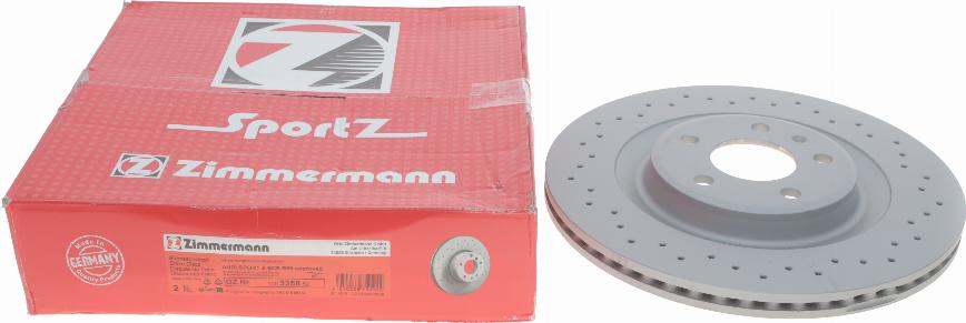 Zimmermann 100.3358.52 - Тормозной диск autospares.lv