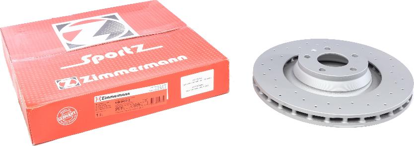 Zimmermann 100.3319.52 - Тормозной диск autospares.lv