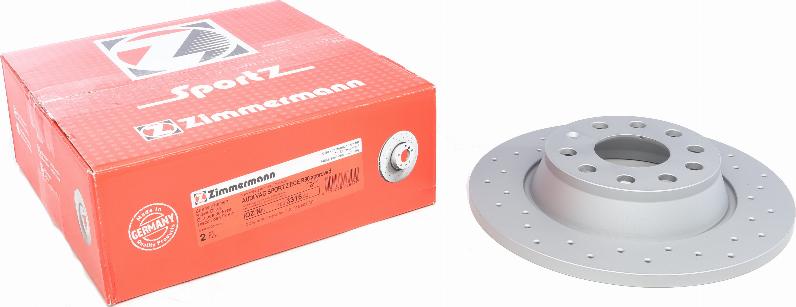 Zimmermann 100.3315.52 - Тормозной диск autospares.lv