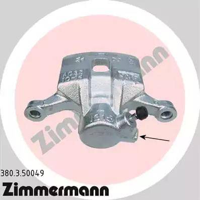 Zimmermann 380.3.50049 - Тормозной суппорт autospares.lv