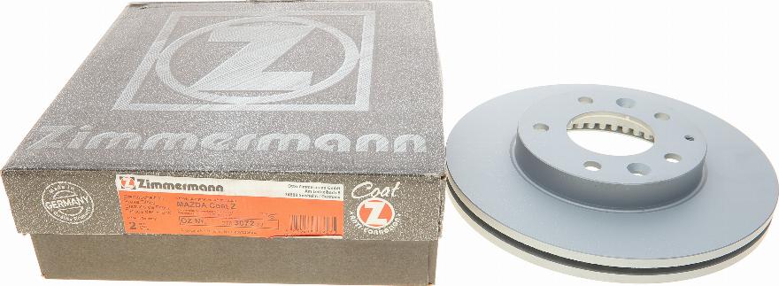 Zimmermann 370.3072.20 - Тормозной диск autospares.lv