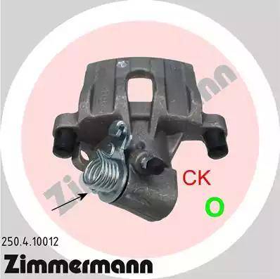 Zimmermann 250.4.10012 - Тормозной суппорт autospares.lv