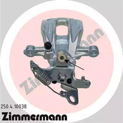 Zimmermann 250.4.10038 - Тормозной суппорт autospares.lv