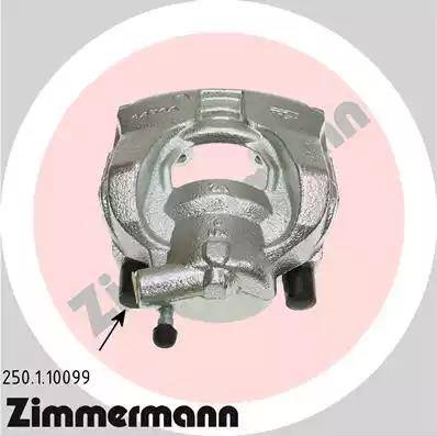 Zimmermann 250.1.10099 - Тормозной суппорт autospares.lv