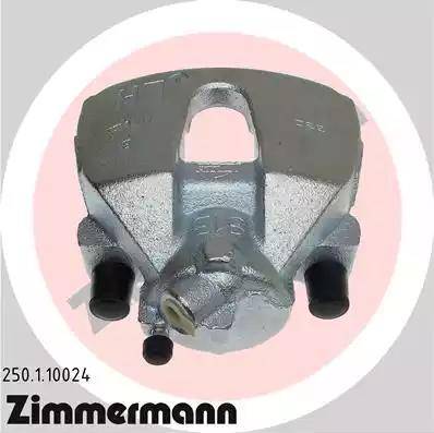 Zimmermann 250.1.10024 - Тормозной суппорт autospares.lv