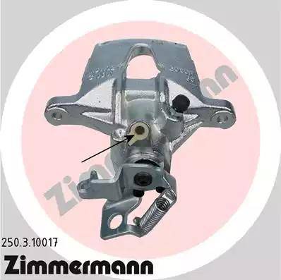 Zimmermann 250.3.10017 - Тормозной суппорт autospares.lv