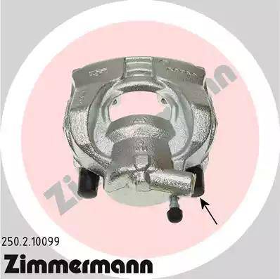 Zimmermann 250.2.10099 - Тормозной суппорт autospares.lv