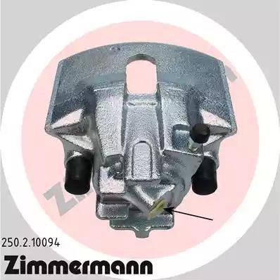 Zimmermann 250.2.10094 - Тормозной суппорт autospares.lv