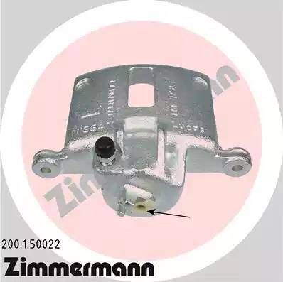 Zimmermann 200.1.50022 - Тормозной суппорт autospares.lv