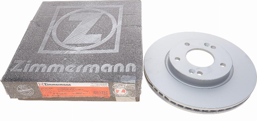 Zimmermann 285.3527.20 - Тормозной диск autospares.lv