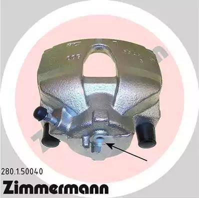 Zimmermann 280.1.50040 - Тормозной суппорт autospares.lv