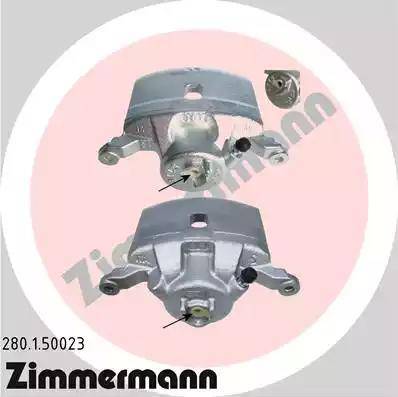 Zimmermann 280.1.50023 - Тормозной суппорт autospares.lv