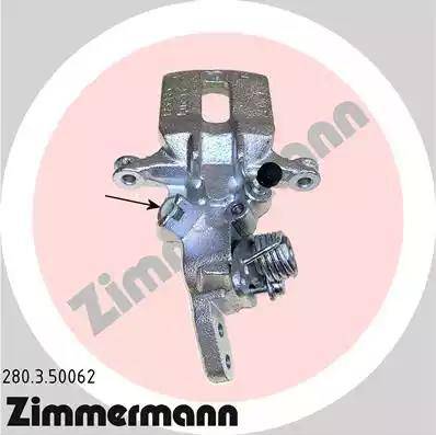 Zimmermann 280.3.50062 - Тормозной суппорт autospares.lv