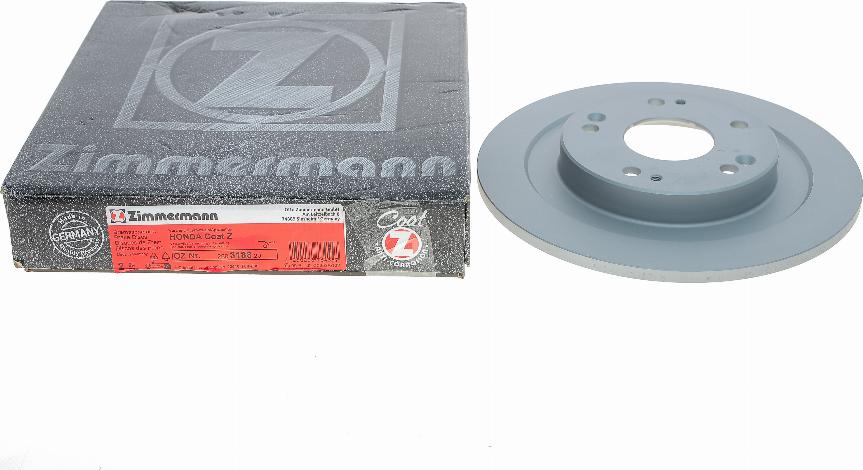 Zimmermann 280.3188.20 - Тормозной диск autospares.lv