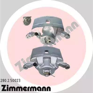 Zimmermann 280.2.50023 - Тормозной суппорт autospares.lv