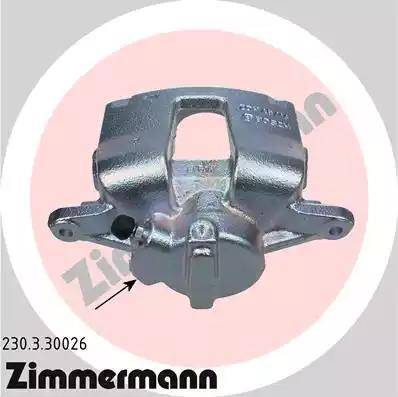 Zimmermann 230.3.30026 - Тормозной суппорт autospares.lv