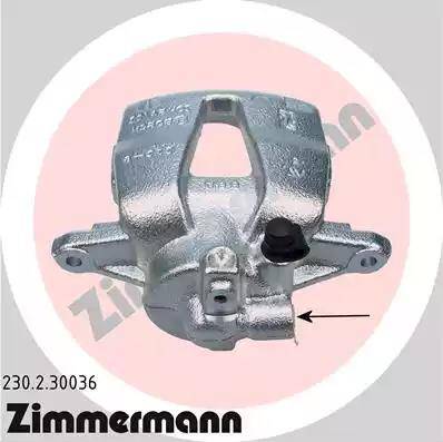 Zimmermann 230.2.30036 - Тормозной суппорт autospares.lv