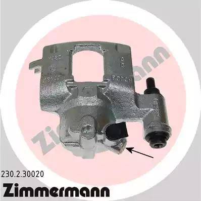 Zimmermann 230.2.30020 - Тормозной суппорт autospares.lv