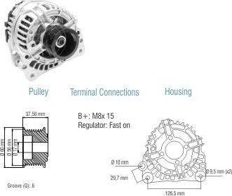 ZM ZM 90.108.02 - Генератор autospares.lv