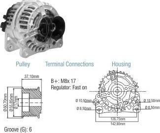 ZM ZM 90.108.10 - Генератор autospares.lv