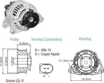 ZM ZM 90.108.12 - Генератор autospares.lv